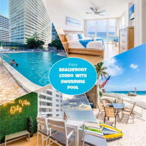 Beachfront Luxury Condo Pool L Sea View